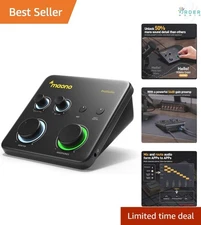 USB Audio Interface 24-bit 192kHz XLR Input Recording Software for Music Podc...