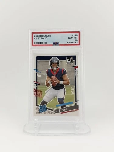 2023 Panini Donruss Rated Rookie C.J. Stroud #339 PSA 10 Houston Texans