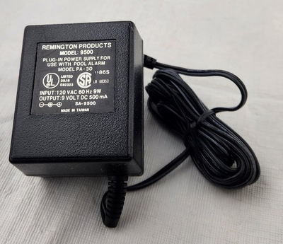 #ad Remington Products Model 9500 Plug In Power Supply Adapter for Pool Alarm PA 30 $27.19
