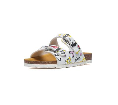 40021GFF GEMINI BIRK BABY SLIPPER MADE IN ITALY ECHT LEDER EINLEGESOHLE SCHNALLEN
