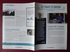 LE TRAIT D'UNION 108 7/2019 SNECMA SAFRAN VILLAROCHE MONTEREAU PROJET FAST