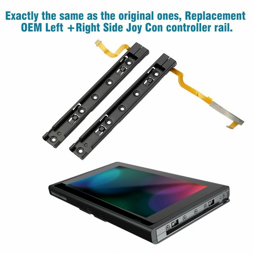 Left Right Slider Sliding Rail with Flex Cable for Nintendo Switch Console Parts - Picture 4 of 8