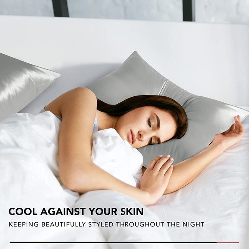 Silk Satin Sheets, 4-Piece Full Size Satin Bed Sheet Set with Deep Pockets - Picture 88 of 113