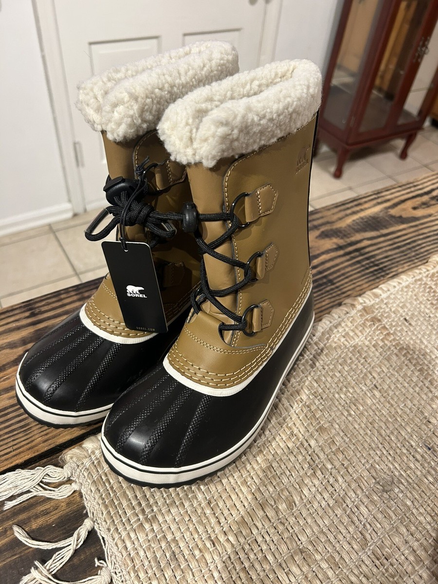 Sorel Womens Caribou WP Waterproof Boots Sz 4 BUFF Winter  display picture 1