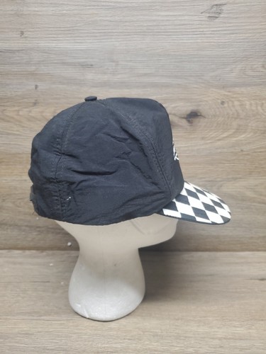 Vintage Briggs & Stratton Black Checkered Bill Adjustable Snapback Hat - Picture 2 of 12