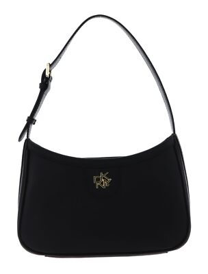 DKNY Carol Demi Shoulder Bag Schultertasche Tasche Blk / Gold schwarz Neu