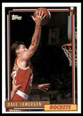 1992 Topps #179 Dave Jamerson Houston Rockets
