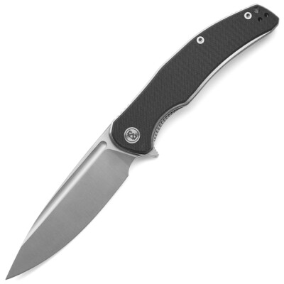 Miguron Velona Folding Knife Black Micarta Handle 14C28N Plain Edge MGR-8003MWBK
