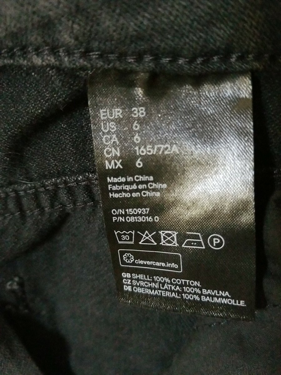 Women H&M Gray Jeans High Waist Size 6 | eBay