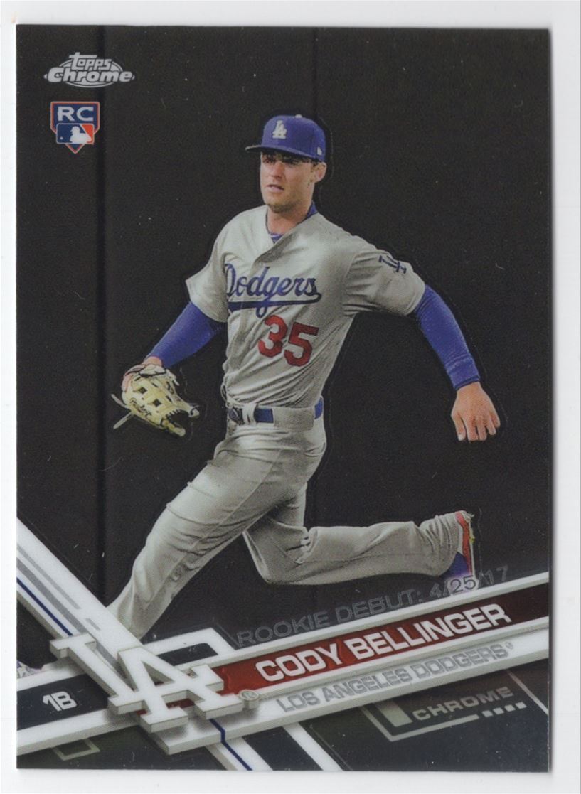 2017 Topps Chrome Update Series Cody Bellinger R121 Los Angeles Dodgers #HMT99