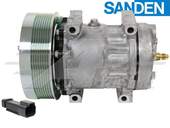 183-5106 OEM Sanden Compressor Fits CAT Dozers, Wheel Loaders - 1