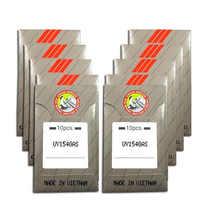 100 ORGAN UY154, 154G, 151x21 #12 NEEDLES fits UNION SPECIAL 39500