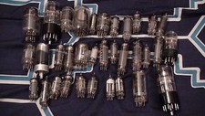 RARE VINTAGE VACUUM TUBE LOT OF 35 PIECES