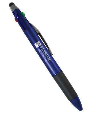Stylo 4 Couleurs Deluxe Cobalt - Métal - Neuf - SuperTerrific