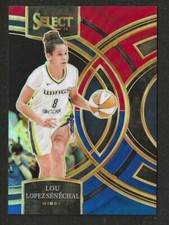 2024 WNBA PANINI SELECT LOU LOPEZ SENECHAL RED AND BLUE PRIZM PREMIERE #162/399