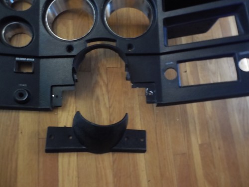1973 -80 Chevy GMC Truck, BLK/CHROME Dash Bezel,W/Column cover, NO A/C, 1974 - Picture 2 of 6