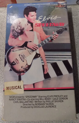 Speedway - HTF VHS - Elvis Presley - Nancy Sinatra - Bill Bixby