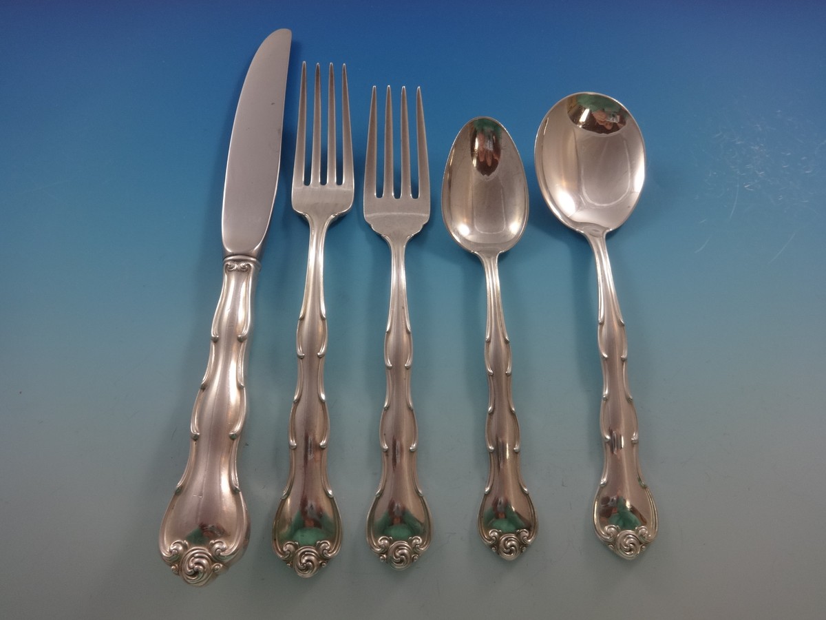 Rondo by Gorham Sterling Silver Flatware Set For 12 Service 69