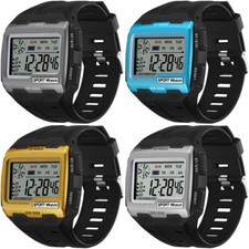 Mens Military Watch Waterproof Sports Digital Watch Big Wrist for Men with Alarm