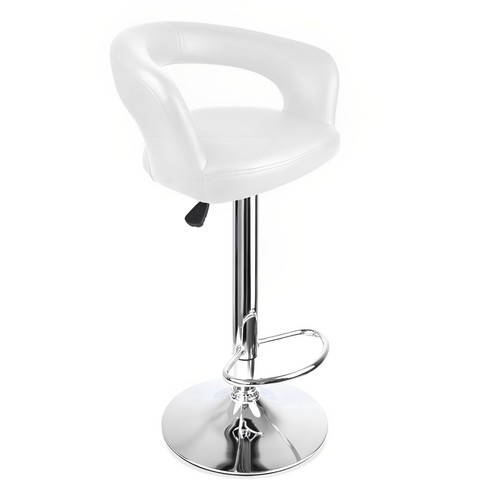 4 2 1X New PU PVC Leather Bar Stools Kitchen Chair Gas Lift Black White PostFree - Picture 26 of 26