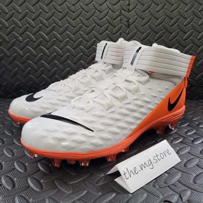 Nike Force Savage Pro 2 White Orange Football Cleats BV3969  display picture 2