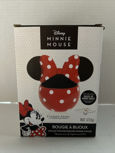 Disney Minnie Mouse Ring Collection Charmed Aroma Jewelry Candle Size 7 Sterling - Picture 3 of 6