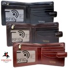 Leather Wallet RFID Designer Quality VISCONTI Zipped Notes Section TSC41 New