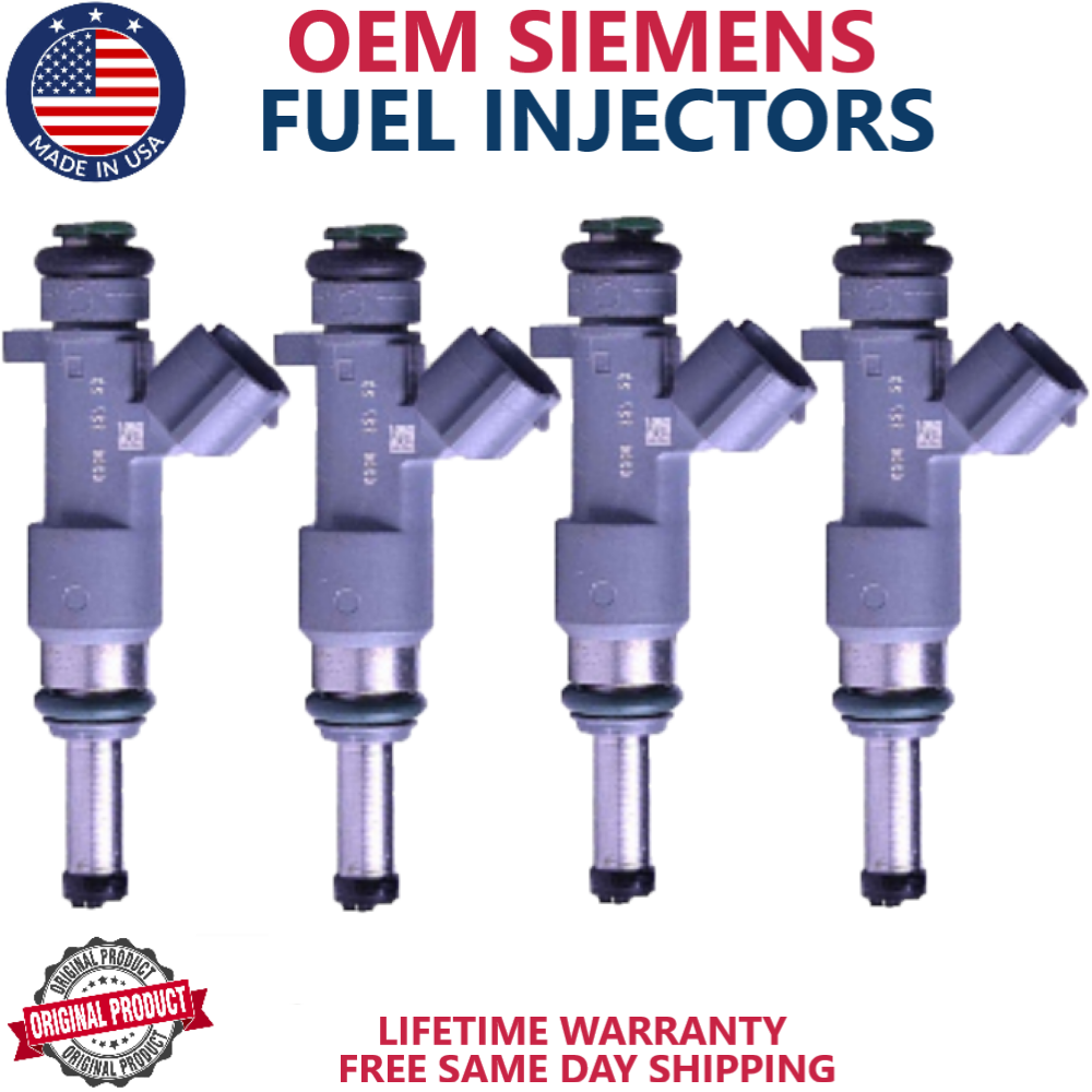 4 x Fuel Injectors For Nissan Frontier X-Trail 2.5L 4L 16600-EA00A 4 x Fuel Injectors For Nissan Frontier X-Trail 2.5L 4L 16600-EA00A