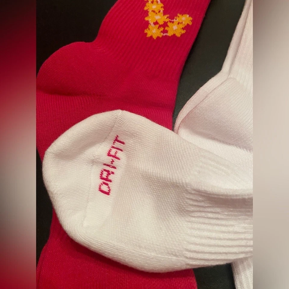 Calcetines Dri-Fit acolchados Nike Everyday Plus 2 pares flores talla grande nuevos sin etiquetas Foto 3 de 3