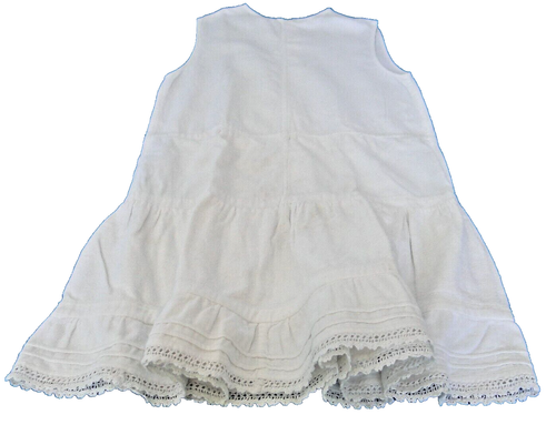 Ancien sceau cachet, fin 19ème, fillette en robe à fleurs (Gebraucht