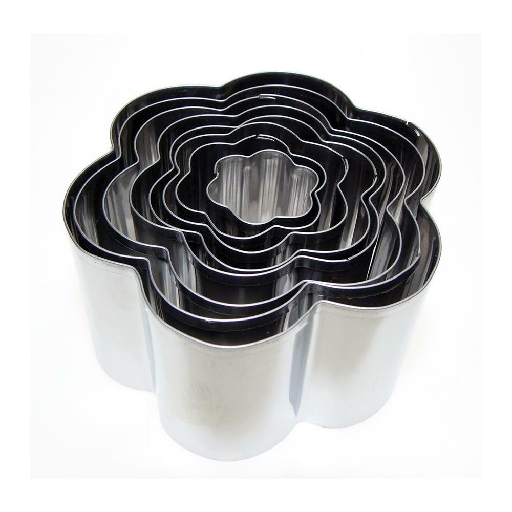 Eddingtons Flower Metal Cookie Cutter - 8 Piece Set