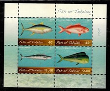 Tokelau 2012 marine fish MS445 MNH