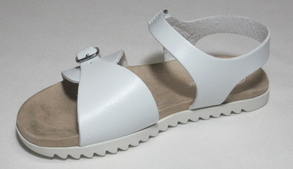 Sandalias con plantilla para niñas pequeñas blancas, nuevas con etiquetas, cat & Jack Foto 3 de 4