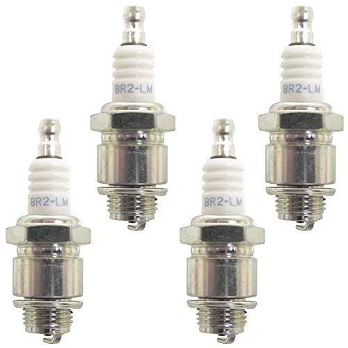 GENUINE OEM NGK PART # BR2LM; SPARK PLUG 4 PACK
