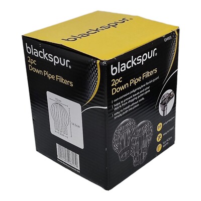 Blackspur BB-GM101 Fallrohrfilter Set - 2 Stück
