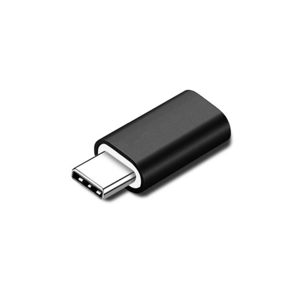 MicroConnect Lightning-USB-C Adapter, Black  Support Charging up to 5V