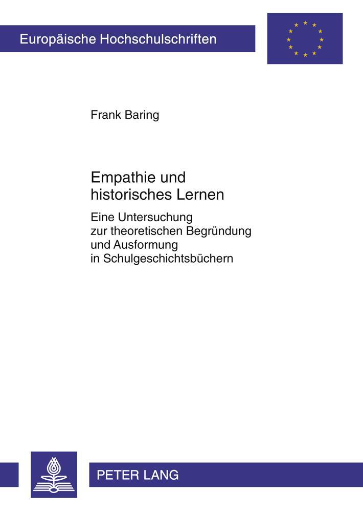 Thumbnail - Empathie Und Historisches Lernen | Buch | 9783631616079
