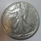 1945   Walking Liberty 90% Silver US Half Dollar