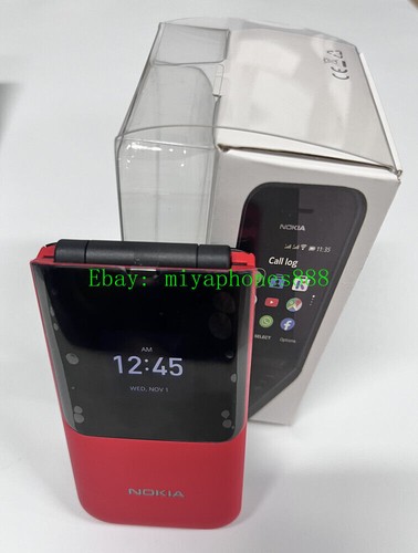 Unlocked Nokia 2720 Flip (2019)4G LTE 512MB 2MP Dual SIM New seal Original phone - Afbeelding 22 van 27