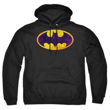 Batman "Neon Distress Logo" Pullover Hoodie, Sweatshirt or Long Sleeve T-Shirt