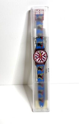 Swatch - Chicchirichi GR112 - Complete With Box - NOS - VTG Swatch - Chicchirichi GR112 - Complete With Box - NOS - VTG