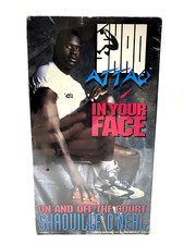 Shaq Attack - In Your Face: On and Off the Court (VHS) for sale