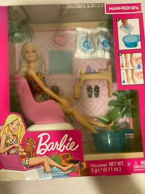 New Barbie Spa Playset Mani/Pedi