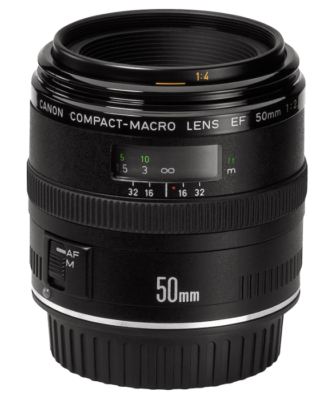 Canon Single Focus Macro Lens EF50mm F2.5 Compact Macro Full Size