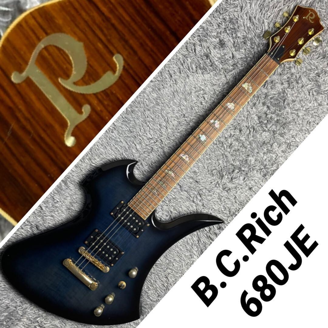 B C Rich EAGLE-680JE Black 3.6kg Electric Guitar Used Shipping 