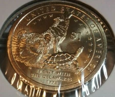 2013 Native American Sacagawea D Dollar - BU - Uncirculated - Delaware - Wolf