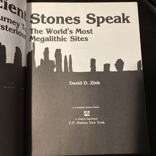 Ancient Stones Speak By David D Zink ~ World’s Mysterious Megalithic Sites - Picture 3 of 8