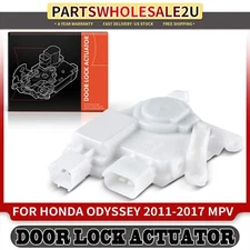 Rear LH Left Driver Door Lock Actuator for Honda Odyssey 2011-2017 with 2 Pins
