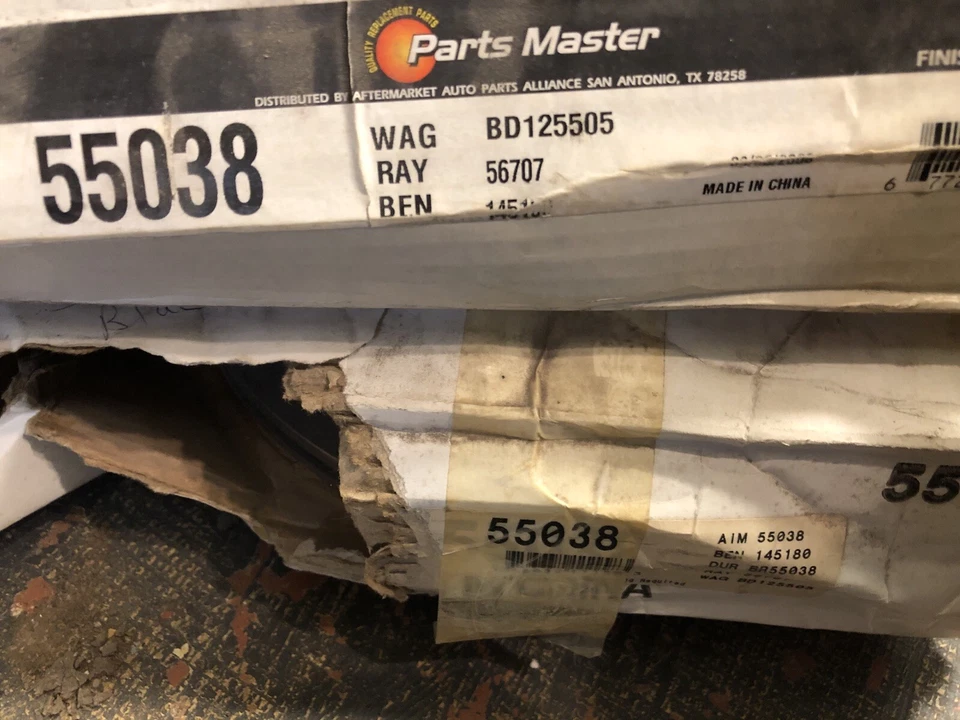 55038 Piezas Master Bd125505 Wagner Rotor de Freno Trasero Par de 2 Marca My Varry Foto 2 de 4