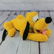 Original Authentic Disney Parks Pluto 10" Plush Stuffed Animal Dog Beanie